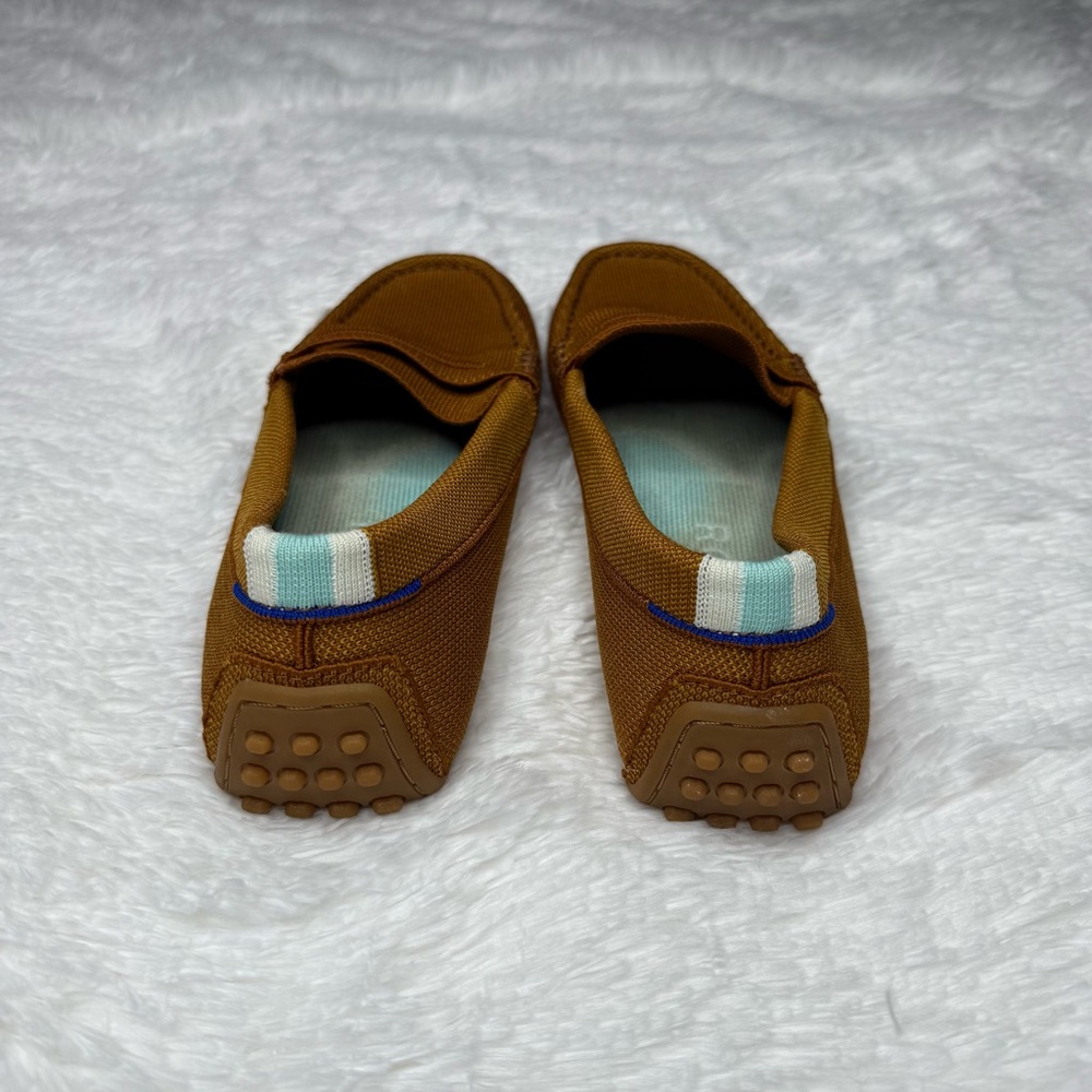 Rothy's The Driver Driving Loafer Slip On Shoe Flat Cognac Tan Women's Sz 9.5 - Picture 5 of 12